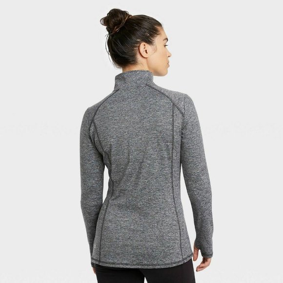 NWT All In Motion Train 1/2 Zip Pullover Gray Sz M - Picture 4 of 6